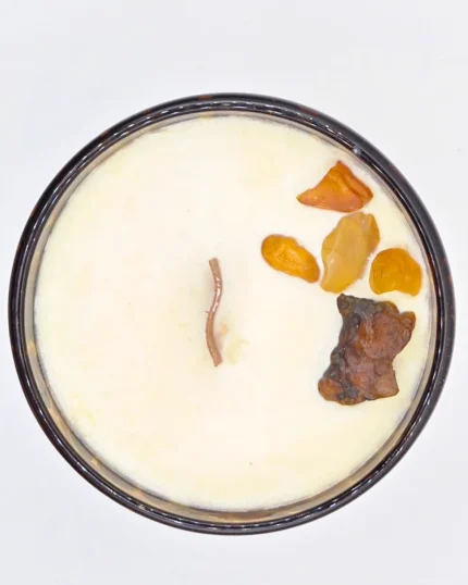 Amber Soy Wax Vegan Candle - original magical gift 2