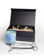 Ocean Blue Gift Set with Soy Wax Vegan Candle - original magical gift