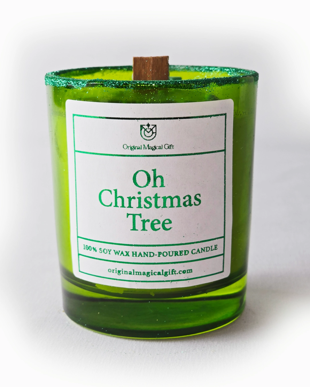 Oh Christmas Tree Soy Wax Vegan Candle - original magical gift Oh Christmas Tree Soy Wax Candle - Image 1