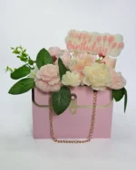 "Happy Birthday" Pink Soy Wax Bouquet