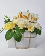 "Thank You" Yellow Soy Wax Bouquet
